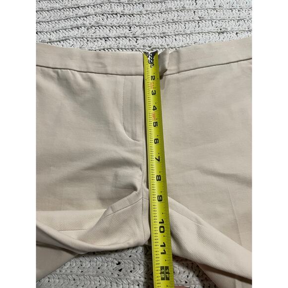 Ann Taylor Devin Tailored Ankle Dress Pants Womens Size 2 Petite 2P Tan Stretch - Picture 4 of 10